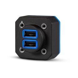 Garmin GSB15 TSO Dual USB Type-A, Rear Power Input