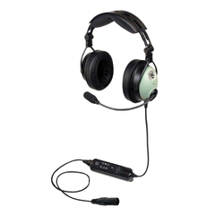 David Clark DC ONE-X ENC Headset with Bluetooth - Straight Cord - Dual Plugs