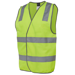 JB's High Vis Safety Vest (D+N) - Orange - Size 6/7XL