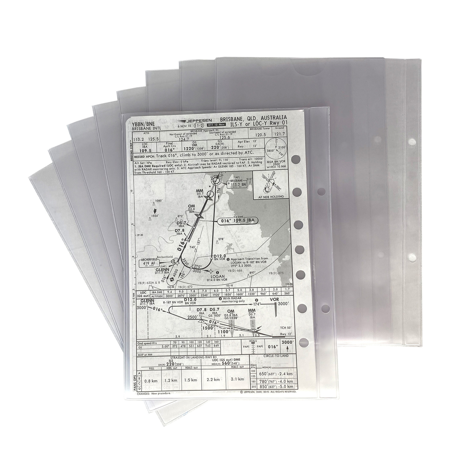 Design4Pilots A5 Transparent Pockets for the Profi Kneeboard 10