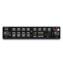 Garmin GMA 345 Audio Panel with Bluetooth® for Certified Aircraft, 3 Com Version w/ Installation Kit