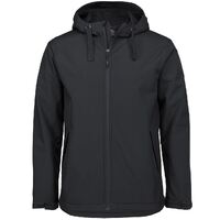 JB's Podium Three Layer Hooded Softshell Jacket - Black