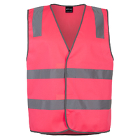 JB's High Vis Safety Vest (D+N) - Pink - Size 2XS