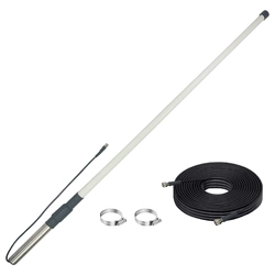 Base Station Airband VHF Fibreglass Heavy Duty Antenna Kit - 30m HD Lead 118-136MHz