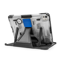 PIVOT A32A Case for iPad Pro 11" (M4)  - Clear Body w/ Blue Clip