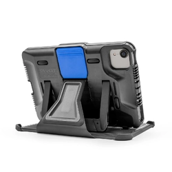 PIVOT A35A Atlas Series Case for iPad Mini 6 / Mini A17 - Black Body w/ Blue Clip