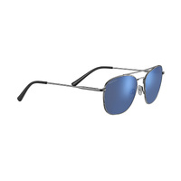 Serengeti Carroll Large Shiny Gunmetal - Mineral Polarized 555nm Blue - SS598002