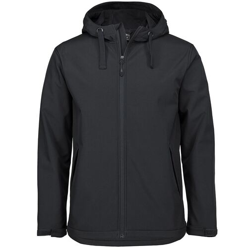 JB's Podium Three Layer Hooded Softshell Jacket - Black - Size 2XS