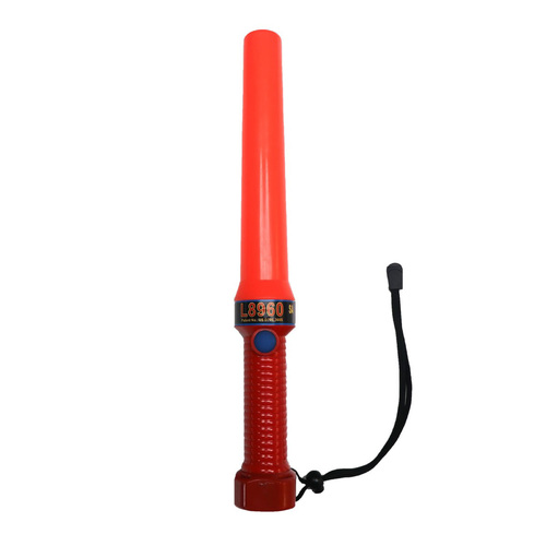 Safety Wand HD with Anti-Roll Base - Orange