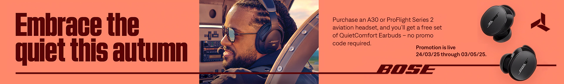 Bose Autumn Promotion 2025 Banner